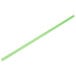 10" Green Unwrapped Straw - 10000/Case Main Thumbnail 1