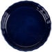 CAC QCD-5BLU Festiware 5" Blue Fluted China Quiche Dish - 24/Case Main Thumbnail 3