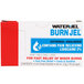 A white box of Medi-First Burn Jel packets with blue and red text.