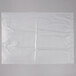 A white plastic bag with a crease.
