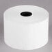 A roll of white Point Plus thermal paper with a black core.