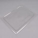 Cambro 20CWC135 Camwear 1/2 Size Clear Polycarbonate Flat Lid Main Thumbnail 3