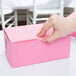 8" x 5" x 3 1/2" Pink Cake / Bakery Box - 250/Bundle Main Thumbnail 6