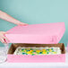 Baker's Mark 26" x 18 1/2" x 4" Pink Full Sheet Cake / Bakery Box - 25/Case Main Thumbnail 1