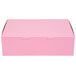 14" x 10" x 4" Pink Cake / Bakery Box - 100/Bundle Main Thumbnail 2