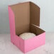 9" x 9" x 5" Pink Cake / Bakery Box - 100/Bundle Main Thumbnail 1