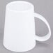 A white Carlisle Tritan mug with a handle.