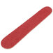 A red Basic Earth Botanicals nail file.