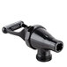 A Bunn black plastic faucet assembly with a black handle and nozzle.