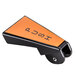 A black and orange plastic faucet handle with black text reading "Bunn" and "1.5GPR" and "1GPR" on the orange part.