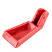 A red plastic Bunn lift faucet handle in a box with a lid.