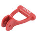 A red plastic Bunn faucet repair kit handle with white text reading "water"