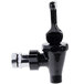 Bunn 27624.1000 Black Faucet Assembly with Chrome Shank and Nut for TDS3 & TDS5 Iced Tea Dispensers Main Thumbnail 5