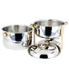 Choice Deluxe 14 Qt. Round Gold Accent Soup Chafer Main Thumbnail 4