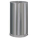 Rubbermaid FGCC16SSSGL Metallic Round Open Top Satin Stainless Steel Waste Receptacle with Galvanized Steel Liner 15 Gallon Main Thumbnail 1