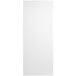 A clear rectangular vinyl sheet protector with a black border on a white background.