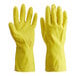 A pair of yellow Cordova rubber gloves.