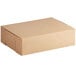 14" x 10" x 4" Kraft Quarter Sheet Cake / Bakery Box - 100/Bundle Main Thumbnail 4