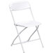 Flash Furniture LE-L-3-WHITE-GG White Folding Chair Main Thumbnail 1