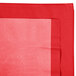 Creative Converting 711031B 54" x 108" Classic Red Tissue / Poly Table Cover Main Thumbnail 4