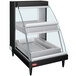 Hatco GRCDH-1PD Black 20" Glo-Ray Full Service Double Shelf Merchandiser with Humidity Controls - 1110W Main Thumbnail 1