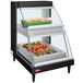 Hatco GRCDH-1PD Black 20" Glo-Ray Full Service Double Shelf Merchandiser with Humidity Controls - 1110W Main Thumbnail 2