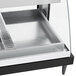 A Hatco countertop hot food display warmer with glass shelves and a clear lid.