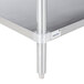 Advance Tabco ES-247 24" x 84" Stainless Steel Equipment Stand with Stainless Steel Undershelf Main Thumbnail 3