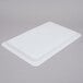 Cambro 1218CP148 White 18" x 12" Poly Flat Lid for Food Storage Box Main Thumbnail 2