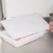Cambro 1218CP148 White 18" x 12" Poly Flat Lid for Food Storage Box Main Thumbnail 1