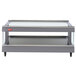 Hatco GR3SDS-33 Gray Granite Glo-Ray 33" Slanted Single Shelf Heated Glass Merchandising Warmer - 120V Main Thumbnail 2