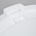 Continental 4445WH Huskee 44 Gallon White Round Trash Can Lid Main Thumbnail 6