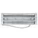 A Hatco aluminum strip warmer with dual infrared lights and wires.