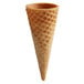 A close-up of a JOY sugar cone.