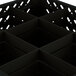 Vollrath TR10FFFFF Traex® Full-Size Black 9-Compartment 11" Glass Rack Main Thumbnail 3