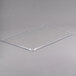 Cambro 10CWC135 Camwear Full Size Clear Polycarbonate Flat Lid Main Thumbnail 4
