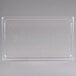 Cambro 10CWC135 Camwear Full Size Clear Polycarbonate Flat Lid Main Thumbnail 2