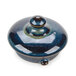 A blue ceramic Tuxton TuxTrendz tea pot lid.