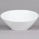 Tuxton BPB-220U 21 oz. Porcelain White Slanted China Bowl - 12/Case Main Thumbnail 3