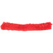 A red fuzzy Unger Smart Color microfiber washer sleeve on a white background.