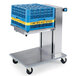Lakeside 820 Stainless Steel Mobile Cantilever Tray Dispenser for 20" x 20" Trays Main Thumbnail 2