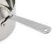 An American Metalcraft stainless steel pan with a handle.