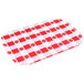 Hoffmaster 309000 10" x 14" Red Gingham Paper Placemat - 1000/Case Main Thumbnail 2