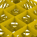A yellow grid with many small squares.