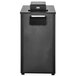 Rubbermaid FGR18WU500PL Dimension 500 Series Black with Anthracite Perforated Steel Panels Square Steel Ash/Trash Receptacle with Weather Urn and Rigid Plastic Liner 24 Gallon Main Thumbnail 1