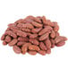 A pile of dried light red kidney beans.