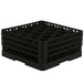Vollrath TR11GGG Traex® Rack Max Full-Size Black 20-Compartment 7 7/8" Glass Rack Main Thumbnail 1