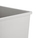 Rubbermaid FG395900GRAY Untouchable Gray Square Rigid Plastic Liner for FG917500 and FG917600 50 Gallon Containers Main Thumbnail 5