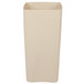 Rubbermaid FG356300BEIG Beige Square Rigid Plastic Liner for FG9P9000 and FG9P9100 Containers 19 Gallon Main Thumbnail 1
