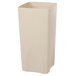 Rubbermaid FG356300BEIG Beige Square Rigid Plastic Liner for FG9P9000 and FG9P9100 Containers 19 Gallon Main Thumbnail 3